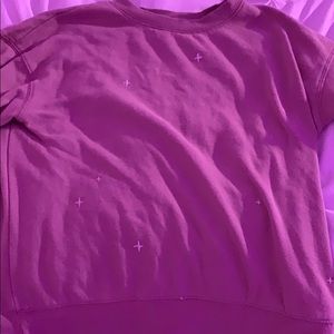 Pink star sweatshirt